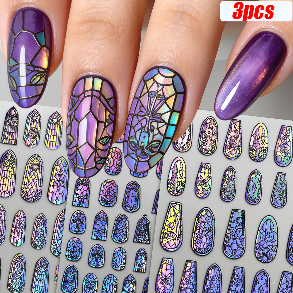 Glitter Vinyl Roll - Naklejki na paznokcie 5D z efektem