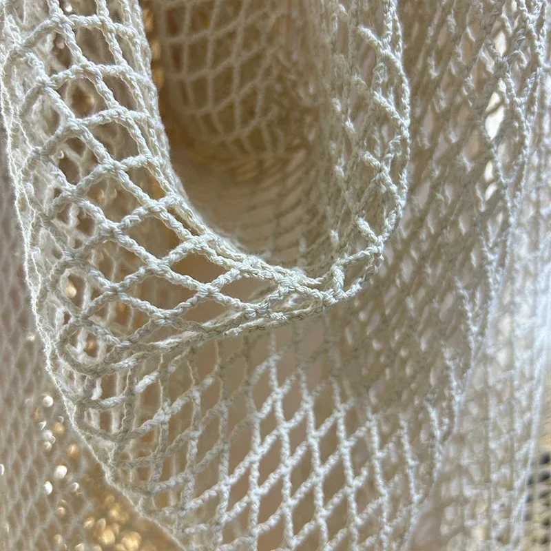 Crystal Mesh Fabric - Tkanina z siatki wędkarskiej bawełniana tkanina