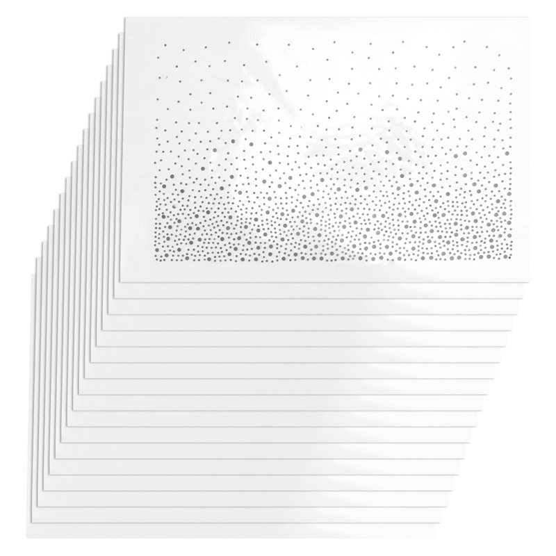 Hotfix Rhinestone Sheet - A53Q-Glitter Hotfix Rhinestones 17 Arkuszy z