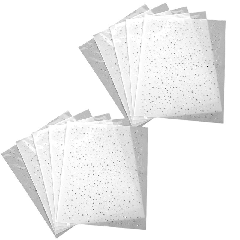 Hotfix Rhinestone Sheet - Gorący Trend - Kryształowe Transfery, Brokatowe