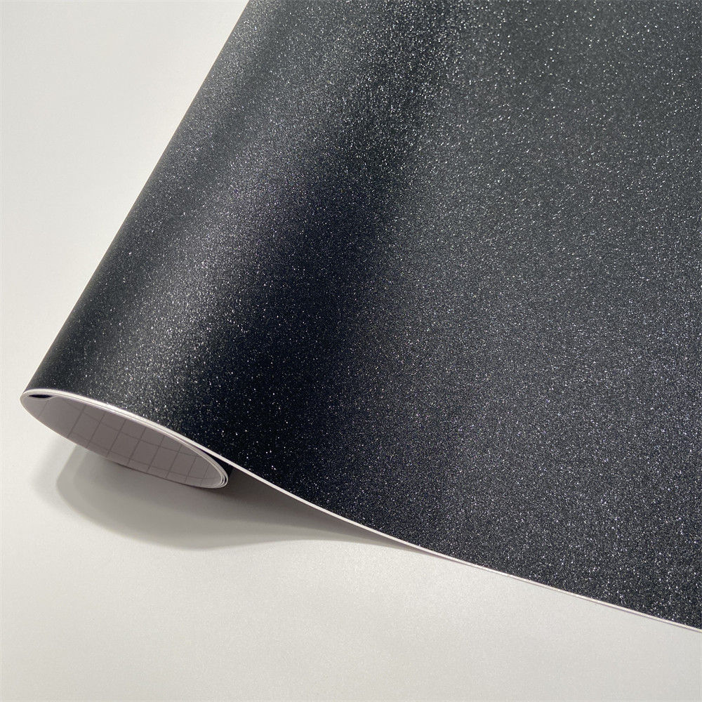 Glitter Vinyl Roll - Folia samoprzylepna Sandy Glitter Black Diamond