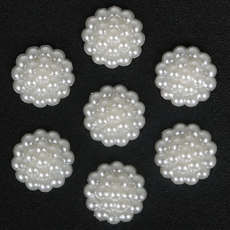 Embellishment Glue Craft - 80 sztuk/partia Perły Flatback do rękodzieła