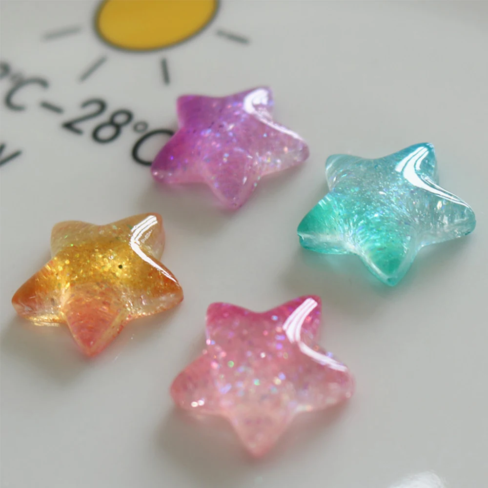 10 sztuk Gradient Star Series  – Christmas Craft Embellishment recenzja i cena