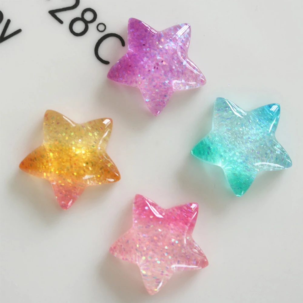 10 sztuk Gradient Star Series  – Christmas Craft Embellishment recenzja i cena