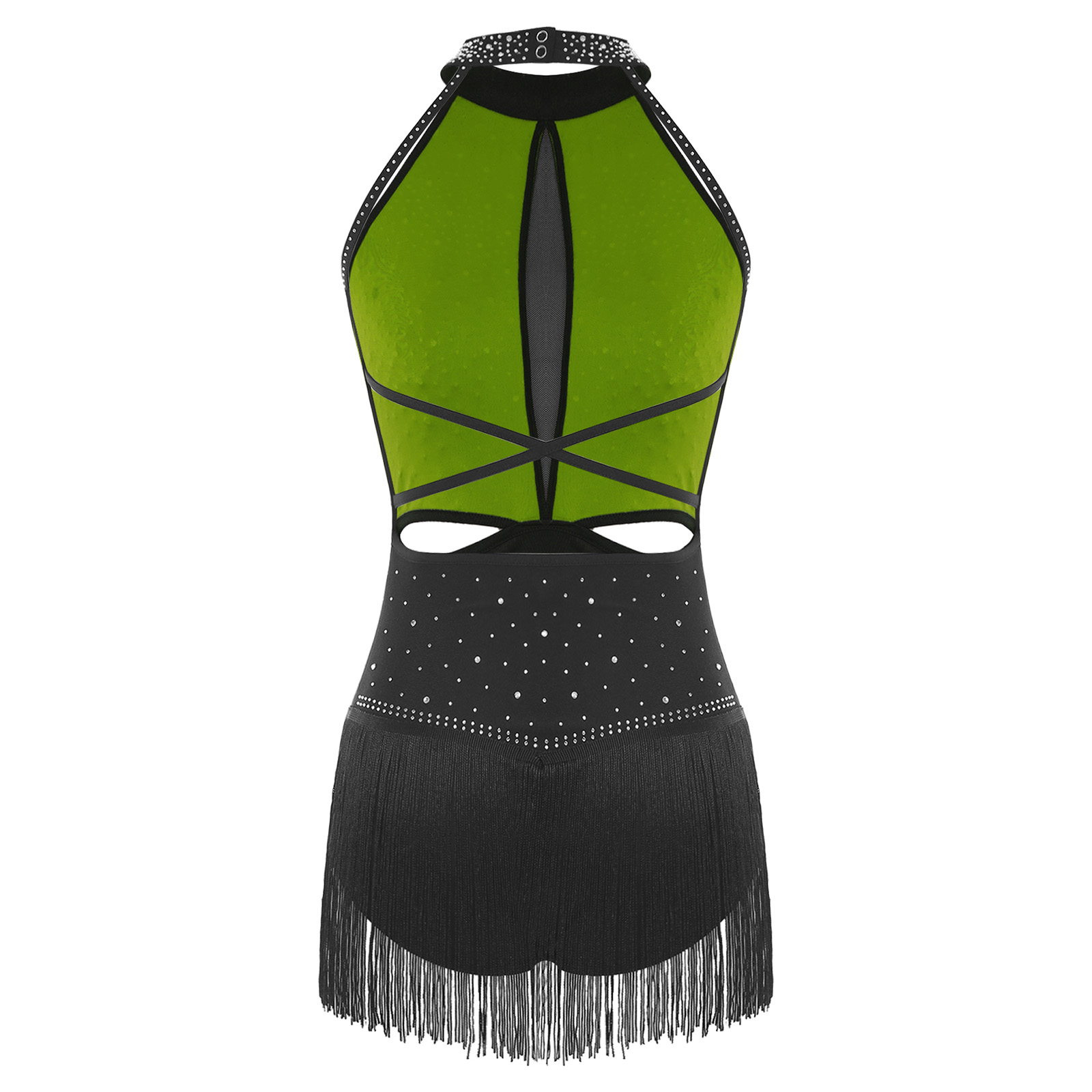 Damskie stroje gimnastyczne do – Rhinestone Banding Trim recenzja i cena