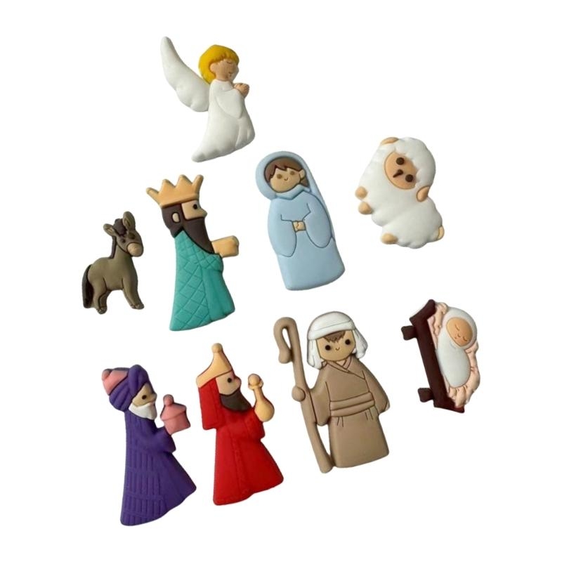 G6KF 9pcs/Set Nativity Scene P – Christmas Craft Embellishment recenzja i cena