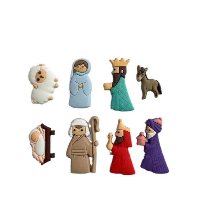 G6KF 9pcs/Set Nativity Scene P – Christmas Craft Embellishment recenzja i cena