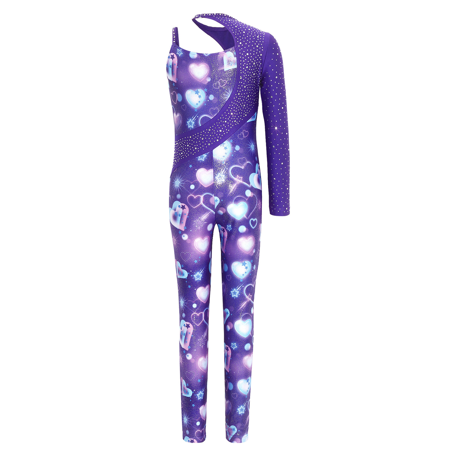 Dziecięcy Dziewczęcy Strój Gim – Rhinestone Banding Trim recenzja i cena