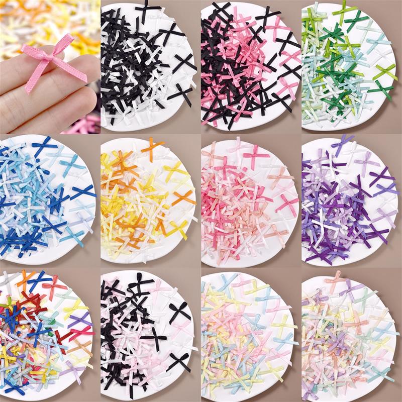 100 sztuk 3mm wstążki Mini wst – Christmas Craft Embellishment recenzja i cena