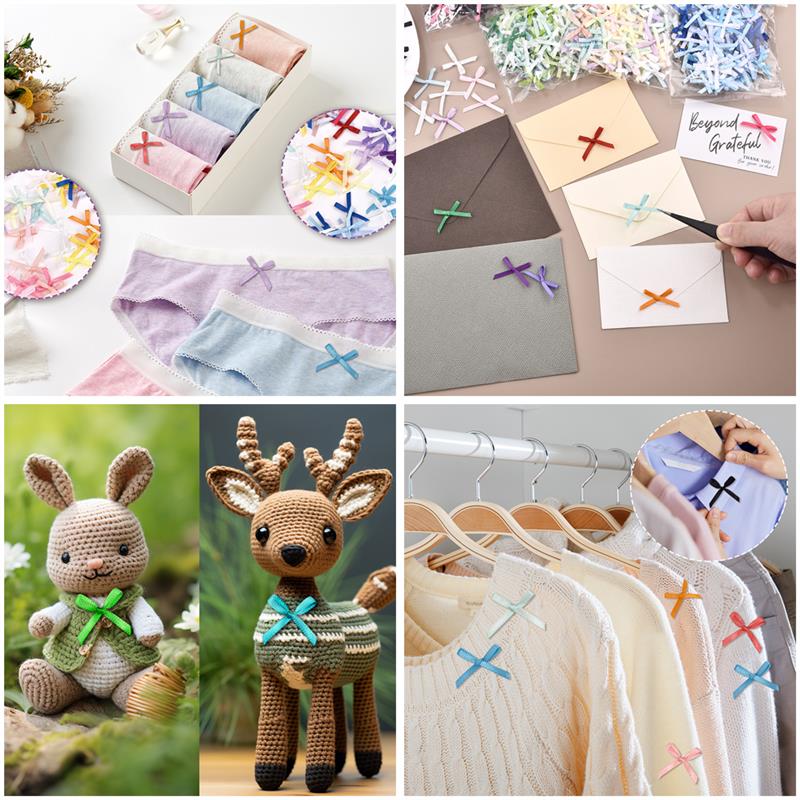 100 sztuk 3mm wstążki Mini wst – Christmas Craft Embellishment recenzja i cena