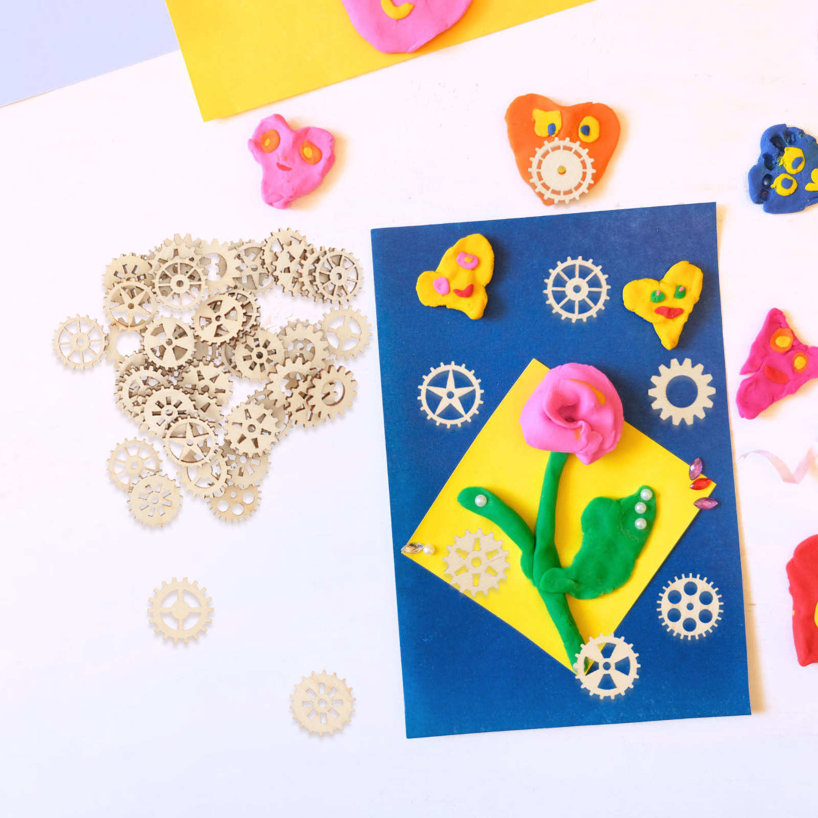 100 szt. Drewnianych Zębatek 2 – Craft Embellishment recenzja i cena