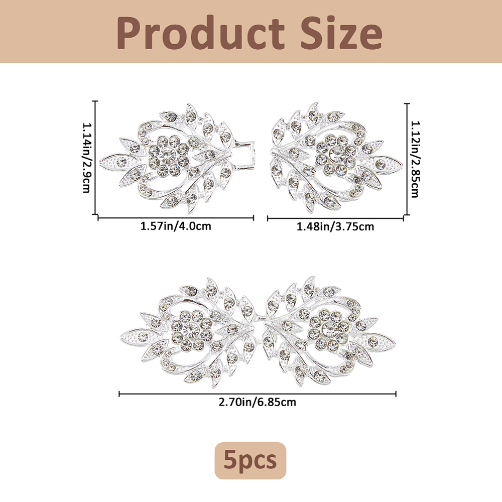 5 Par Zapięć do Płaszcza z Cyr – Sew On Rhinestone recenzja i cena