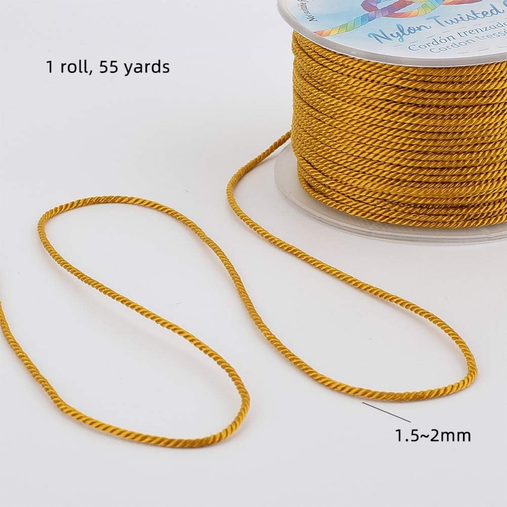 55 jardów 1 mm skręcony satyno – Cord Trim Twisted recenzja i cena