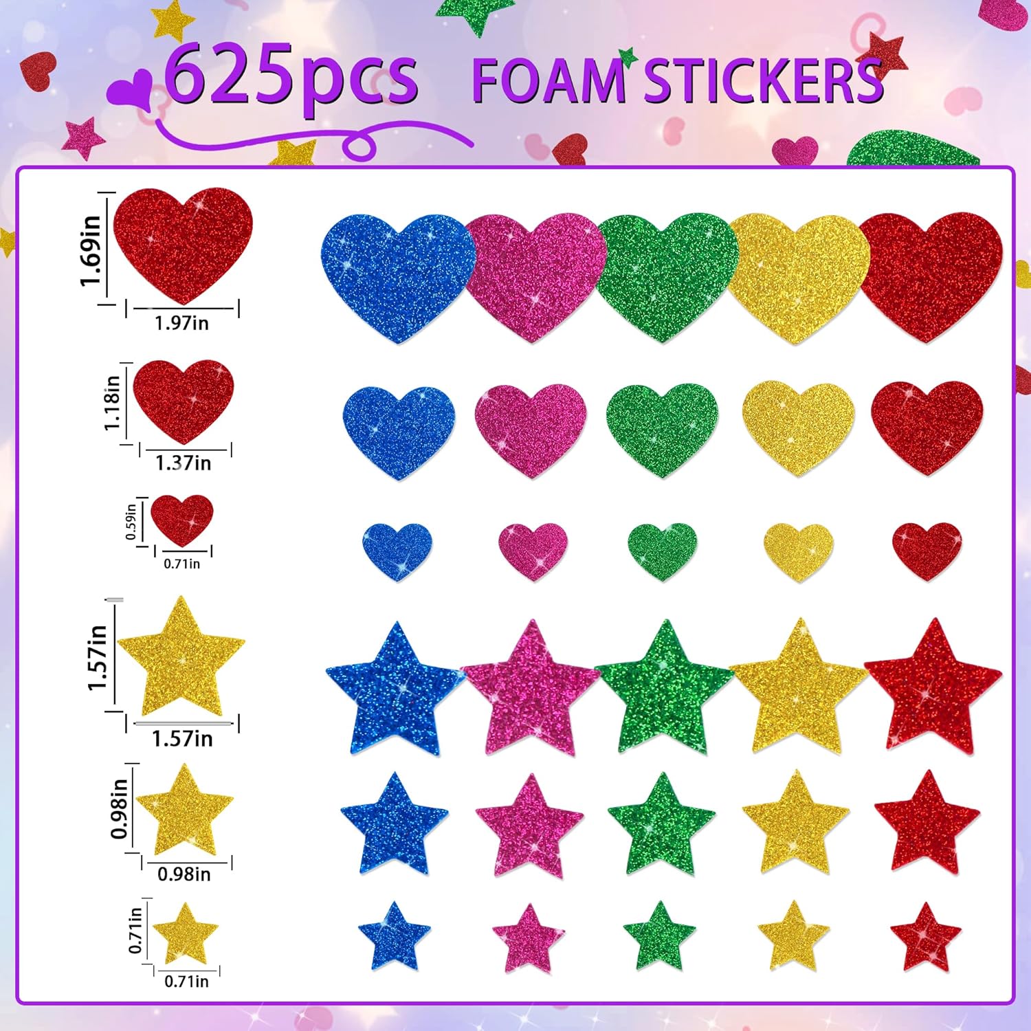 625 szt. Brokatowe naklejki z  – Glitter Vinyl Roll recenzja i cena