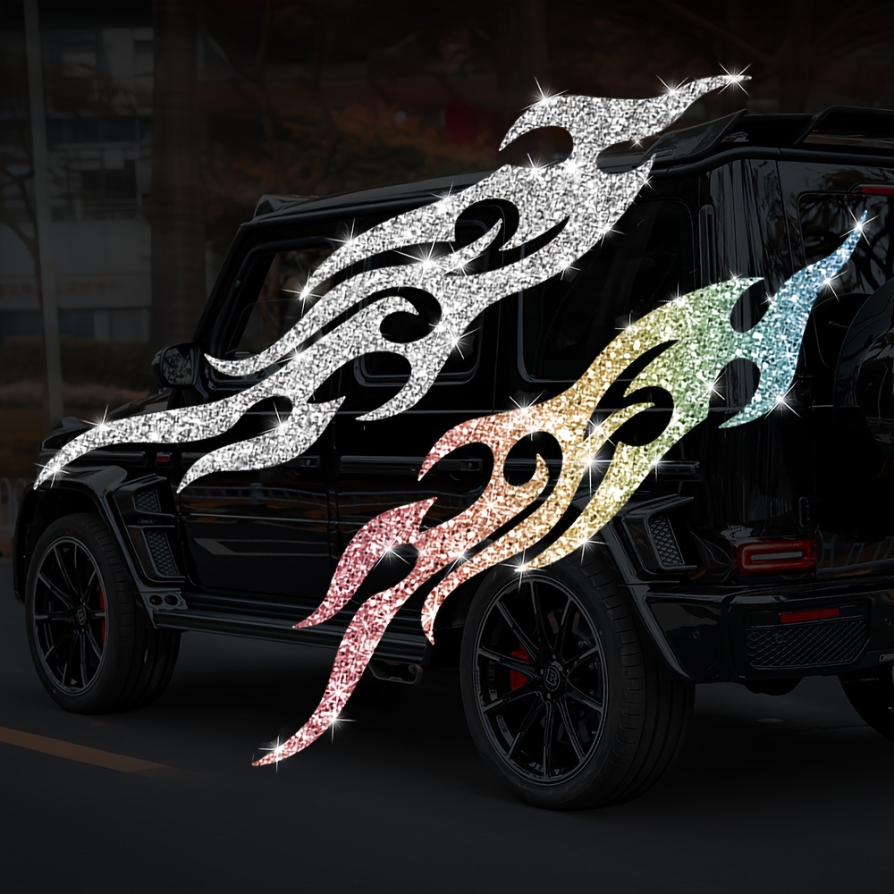 1 Para Naklejek Motocyklowych  – Glitter Vinyl Roll recenzja i cena