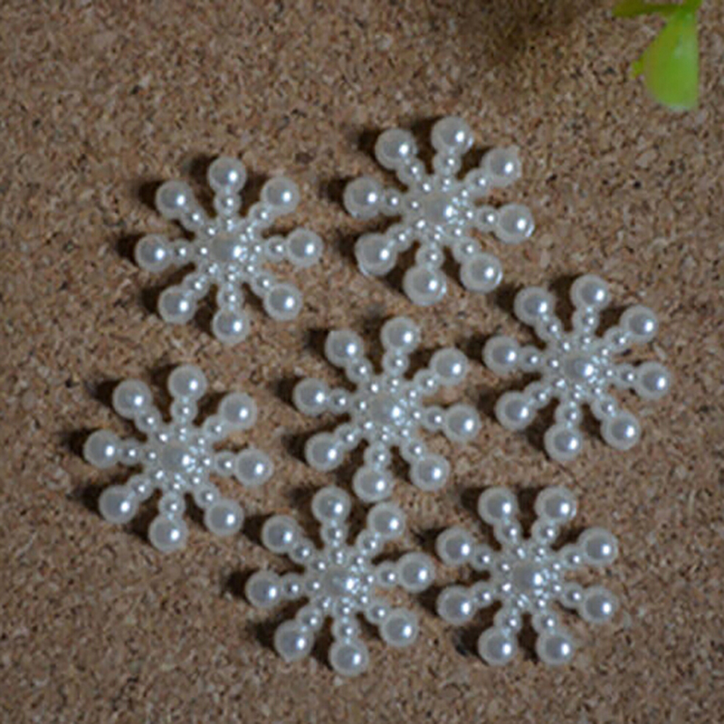 100 sztuk White Pearl żywica S – Christmas Craft Embellishment recenzja i cena