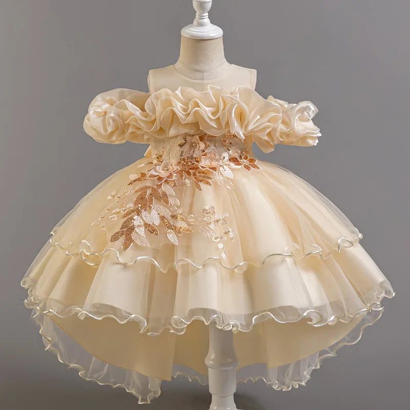 Modne sukienki dla dziewczynek – Lace Ribbon Trim recenzja i cena
