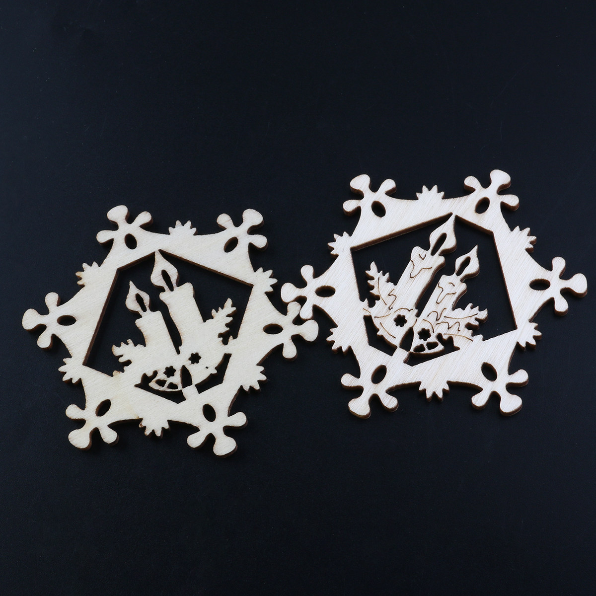 10 szt. Zawieszki Śnieżynki Św – Christmas Craft Embellishment recenzja i cena