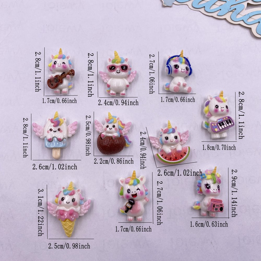 10 szt. Żywiczne Kolorowe Kres – Christmas Craft Embellishment recenzja i cena