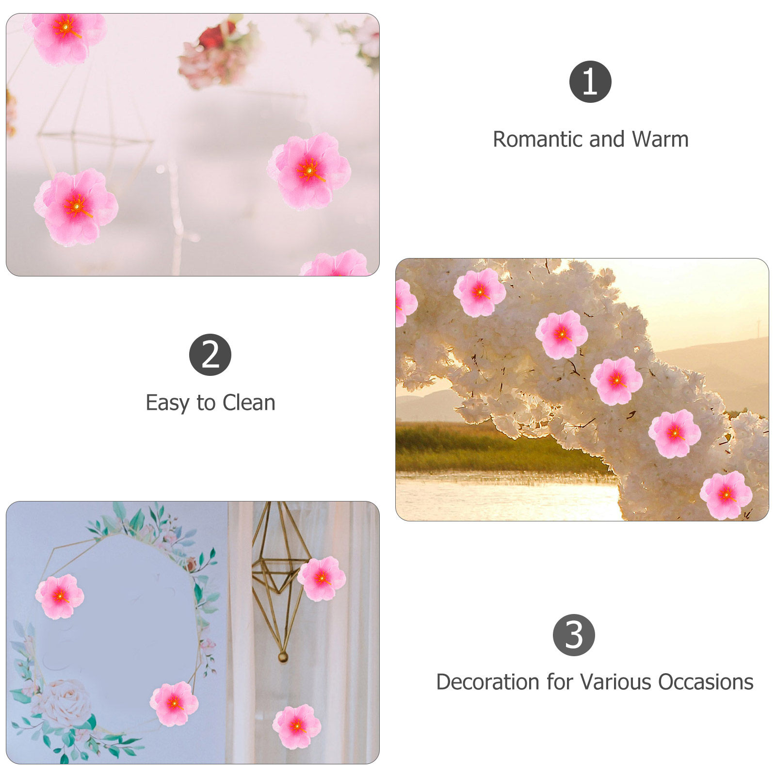 100 sztuk ozdób z tkaniny w ks – Craft Embellishment recenzja i cena