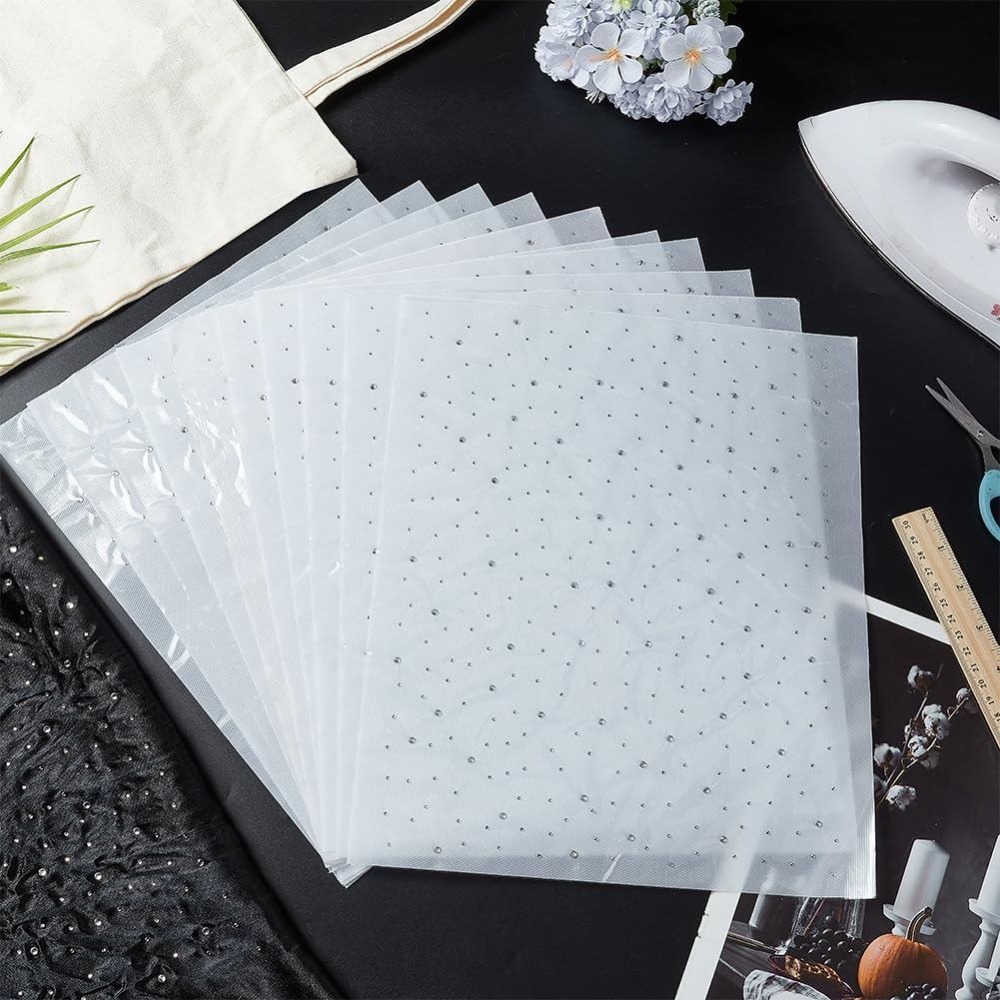 10 arkuszy brokatowych, napras – Hotfix Rhinestone Sheet recenzja i cena