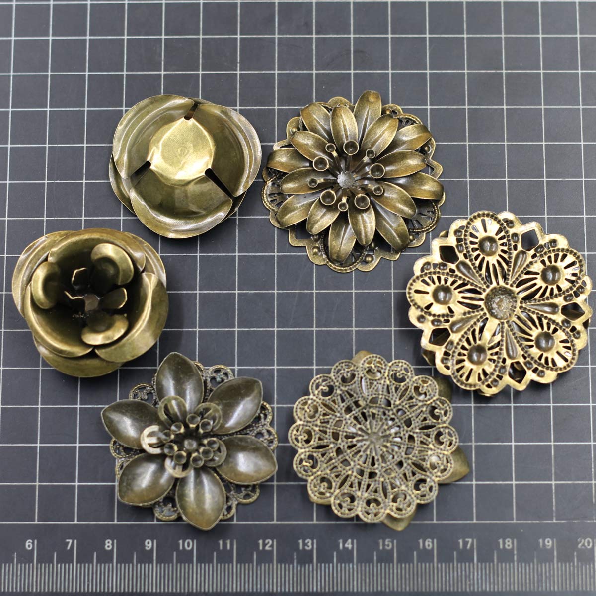 6 szt. Ozdoby połączenie kwiat – Embellishment Crafts recenzja i cena