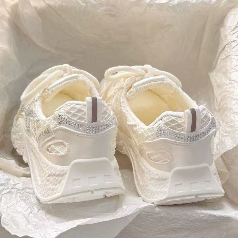 Letnie damskie sneakersy z sia – Crystal Mesh Fabric recenzja i cena
