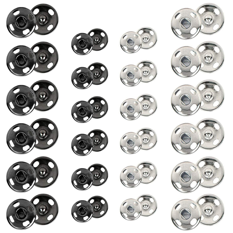 Zestaw 10/50 Metalowych Guzikó – Iron On Stud Set recenzja i cena