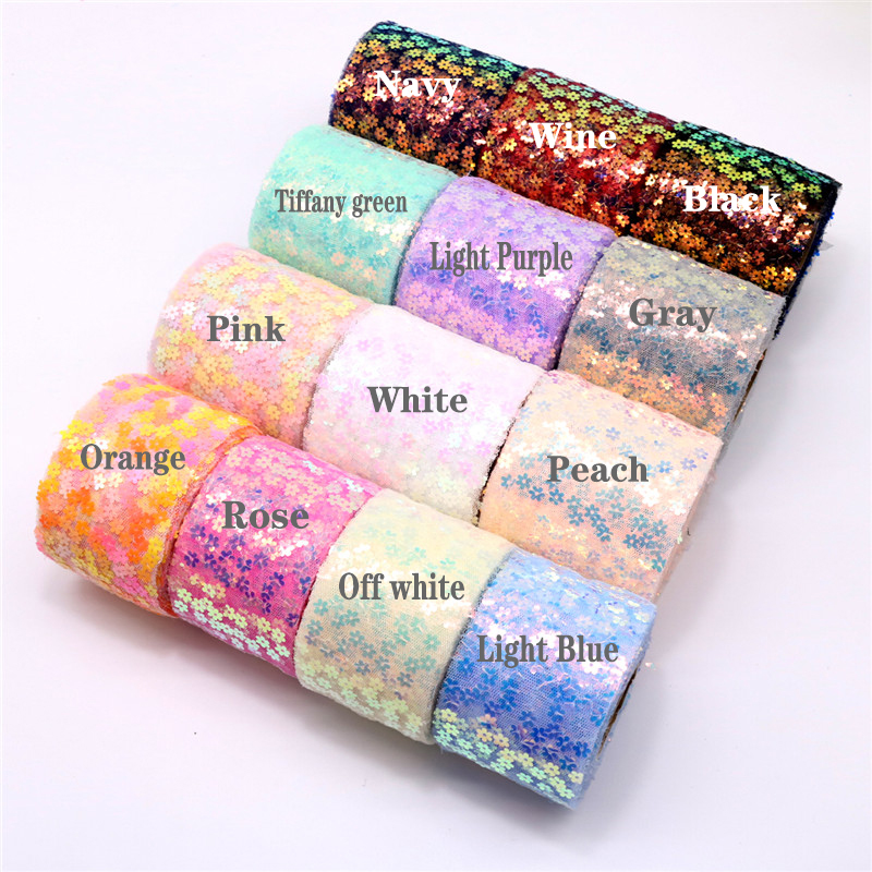 8cm 10cm 10 jardów brokatowa c – Organza Ribbon Spool recenzja i cena