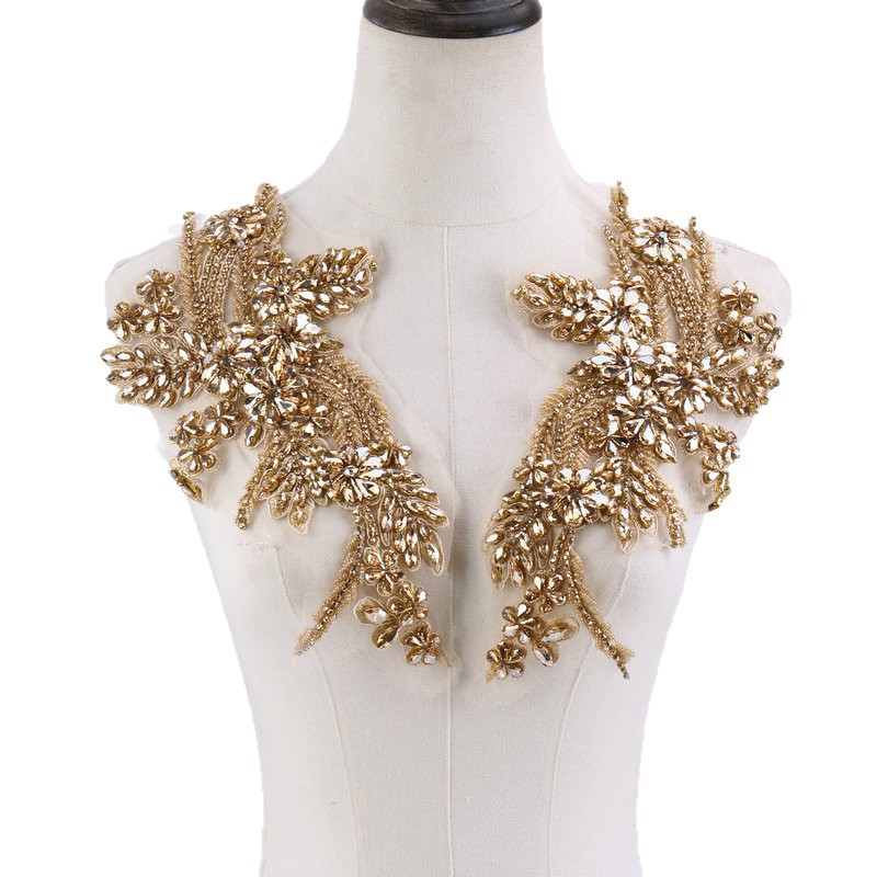 Aplikacje kwiatowe z koralikam – Sew On Rhinestone recenzja i cena