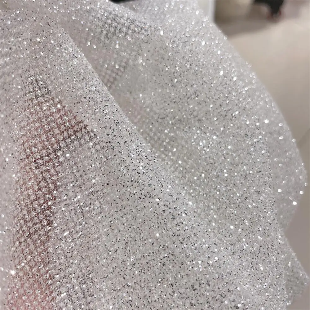 Superdensity-srebrna przędza s – Crystal Mesh Fabric recenzja i cena