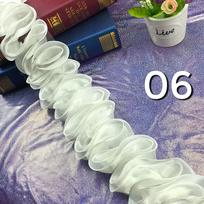 5 jardów plisowanej marszczone – Lace Ribbon Trim recenzja i cena
