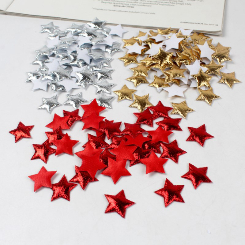 100 sztuk złote/srebrne gwiazd – Christmas Craft Embellishment recenzja i cena