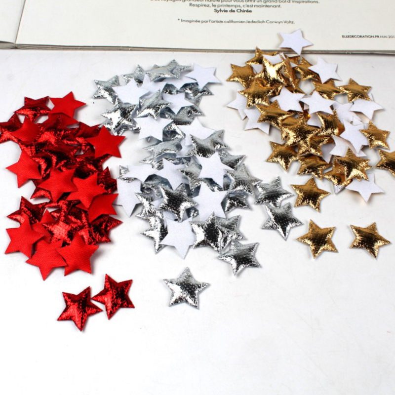 100 sztuk złote/srebrne gwiazd – Christmas Craft Embellishment recenzja i cena